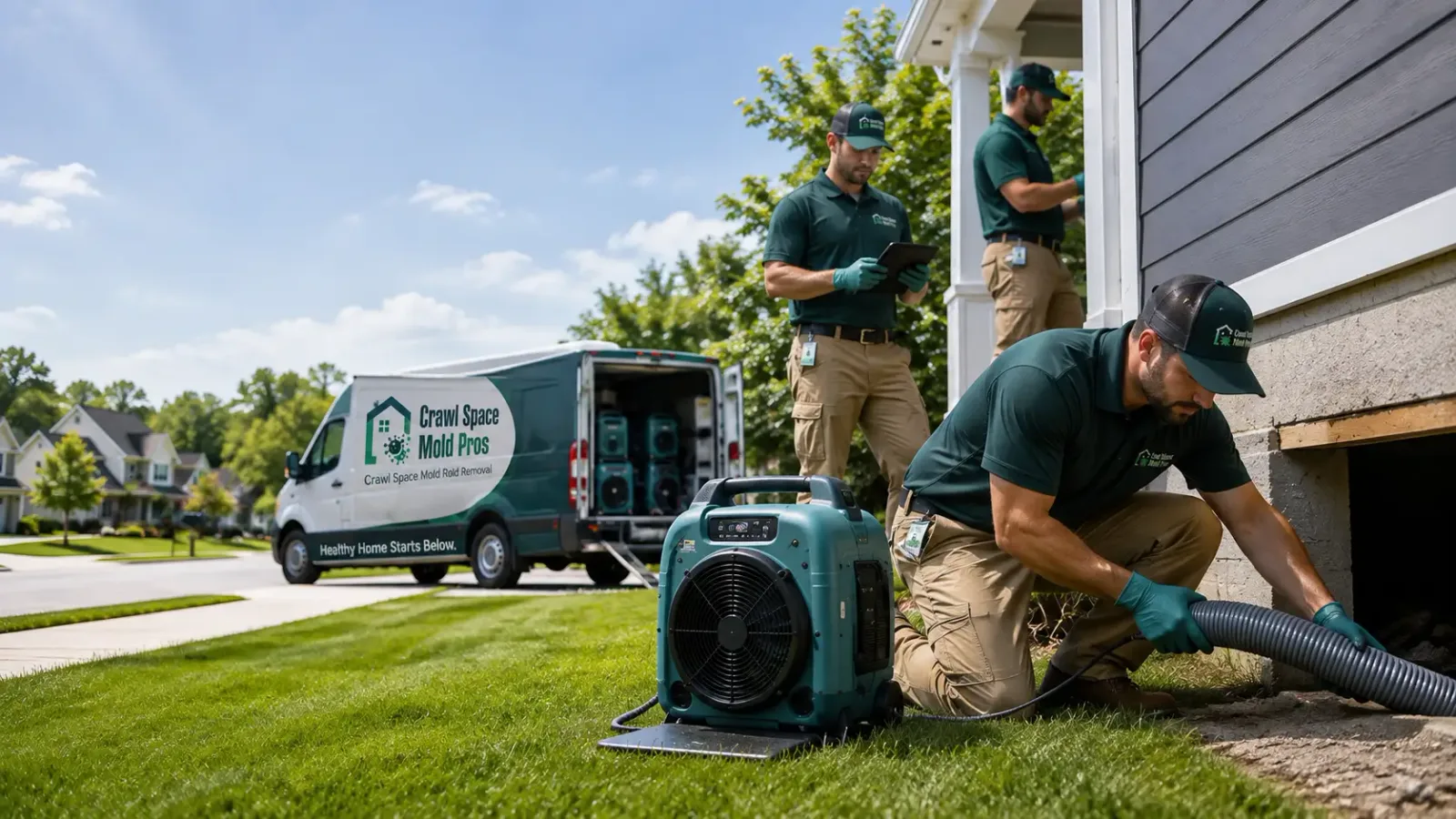Crawl Space Mold Removal in Coloma, CA